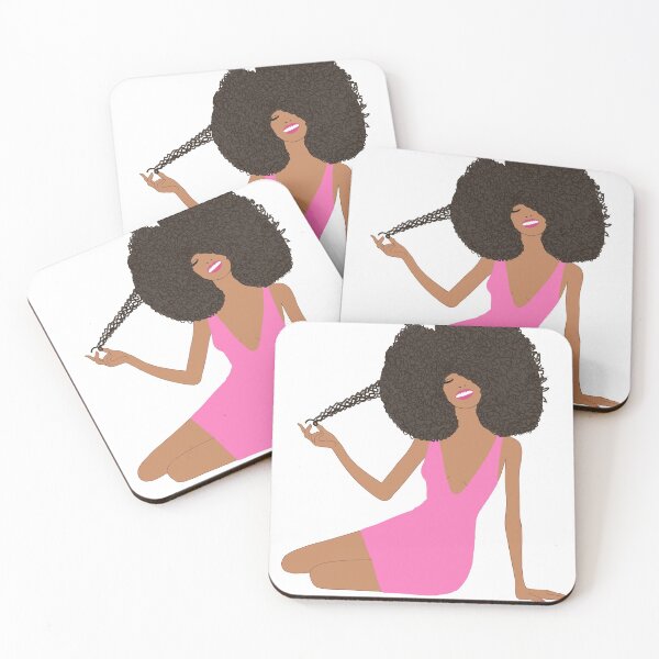 Item preview, CURLY  HAIR PINK designed and sold by Pascally.