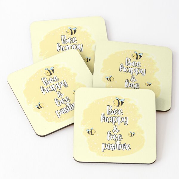 Item preview, Bee Happy and Bee Positive designed and sold by RoserinArt.