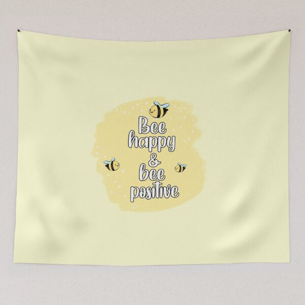 Item preview, Bee Happy and Bee Positive designed and sold by RoserinArt.