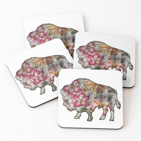 Item preview, Buffalo and Flowers Pattern designed and sold by Eduardo Tavares.