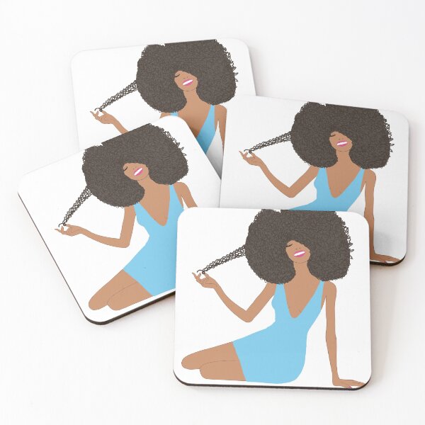 Item preview, Copy of CURLY  HAIR Blue designed and sold by Pascally.