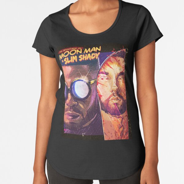 The Shady Moon Man Premium Scoop T-Shirt