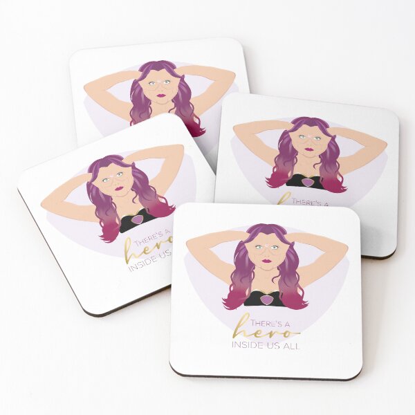 Item preview, There's a hero inside us all - Violet Shadow designed and sold by maddz-la.