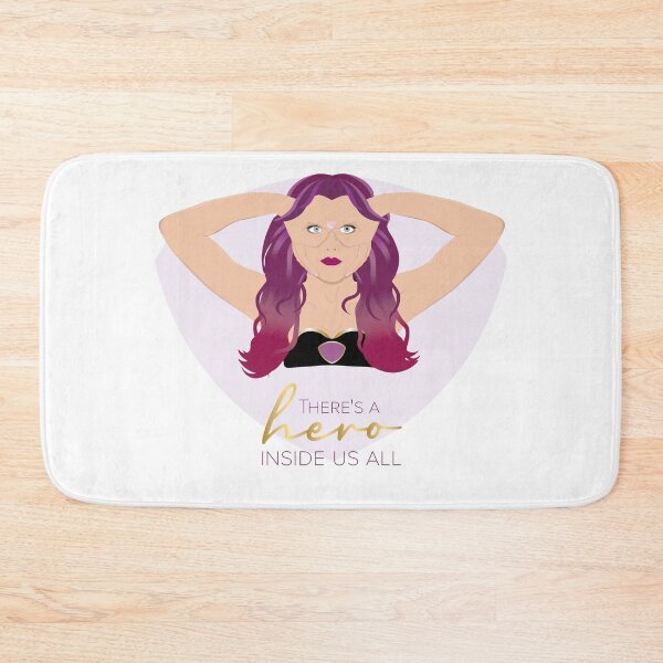 Item preview, There's a hero inside us all - Violet Shadow designed and sold by maddz-la.