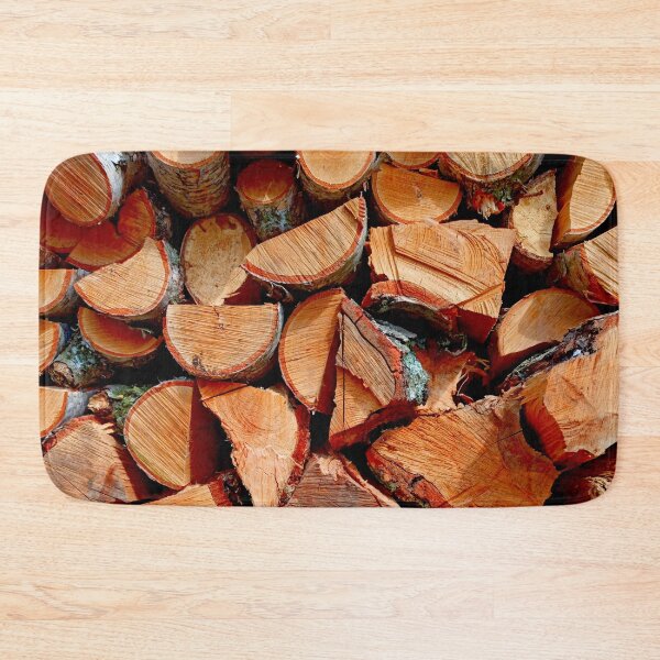 Item preview, Dry Wood Stacked high Wood Wall photography designed and sold by EllianhPi.