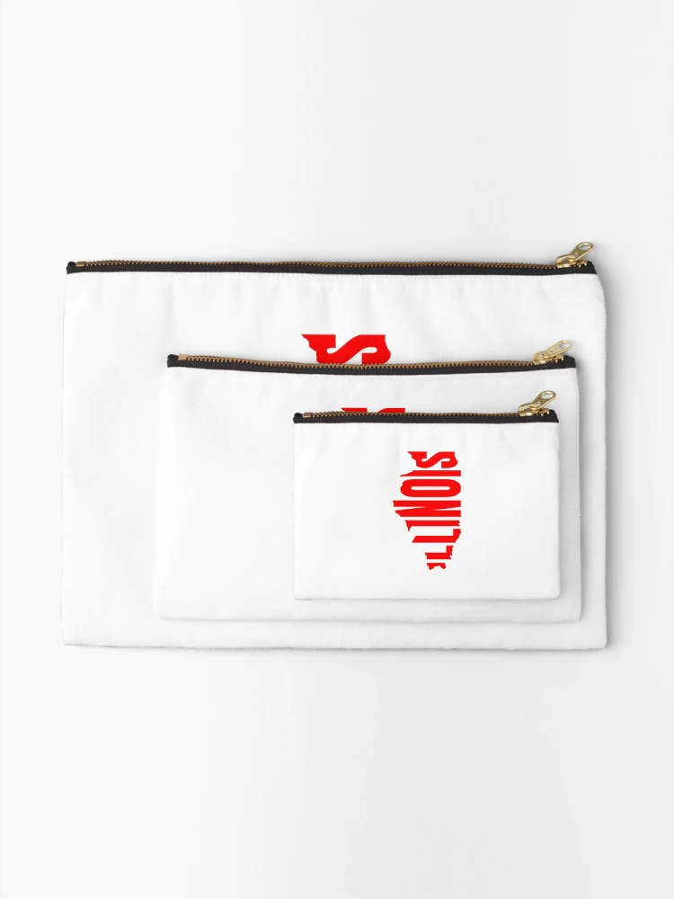 Thumbnail 2 of 4, Zipper Pouch, Illinois designed and sold by Robs Designs.
