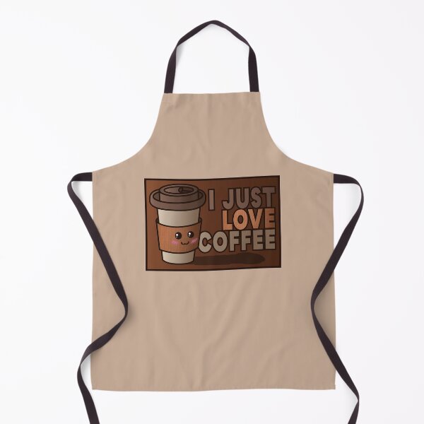 Item preview, I just love Coffee. Paper cup with coffee. Concept illustration - cartoon style. designed and sold by SWAPBit.