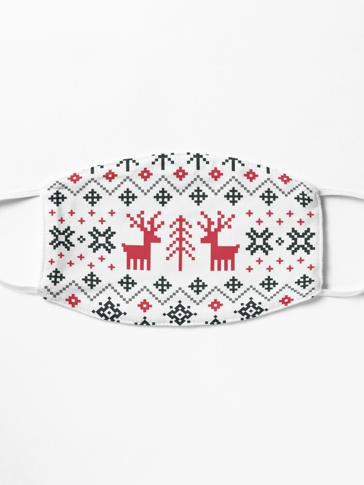 Alternate view of Holiday Sweater Pattern Mask