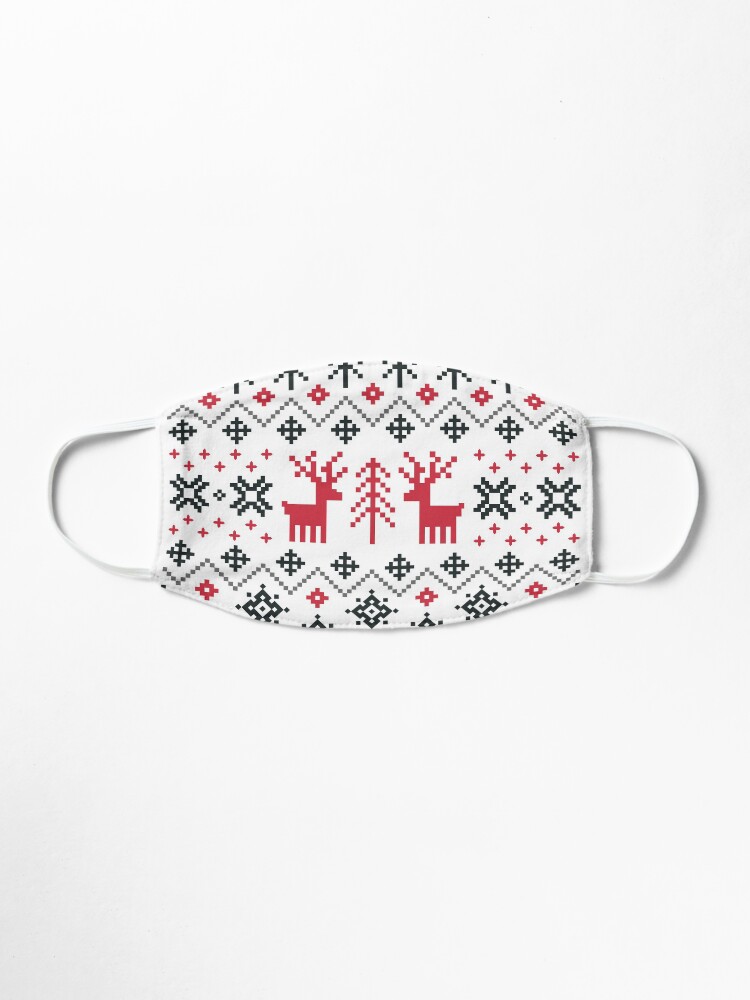 Alternate view of Holiday Sweater Pattern Mask