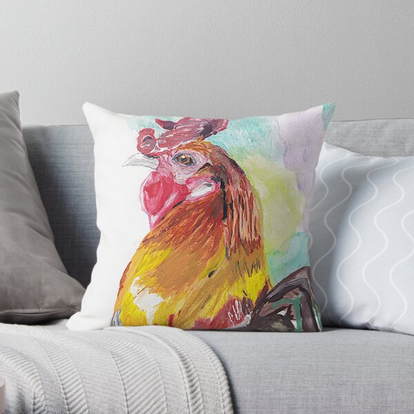 Rooster Throw Pillow
