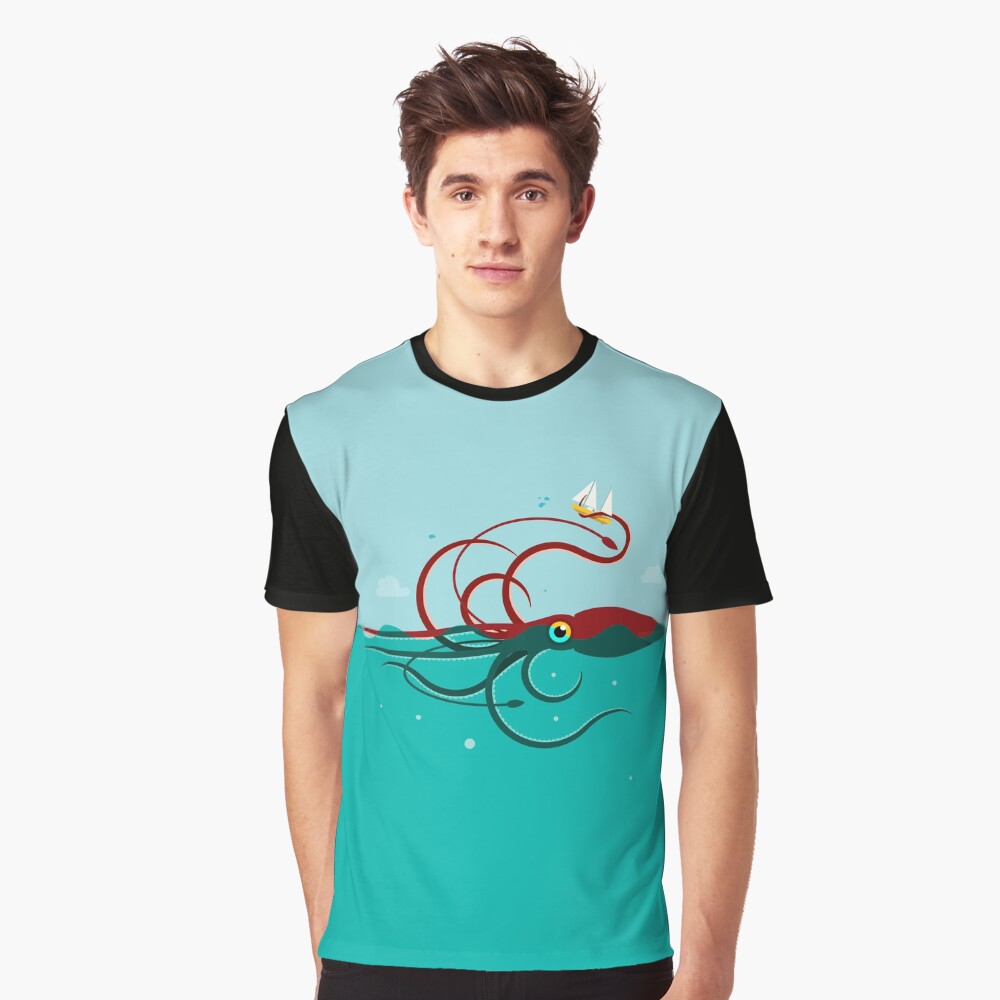 Vista previa del artículo con la obra «Camiseta gráfica», diseñado y vendido por vectorscribbles.