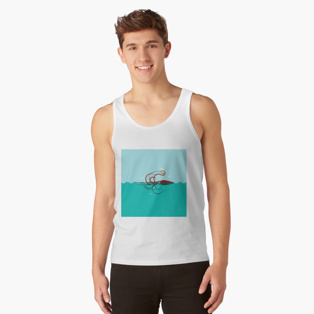 Vista previa del artículo con la obra «Camiseta de tirantes», diseñado y vendido por vectorscribbles.