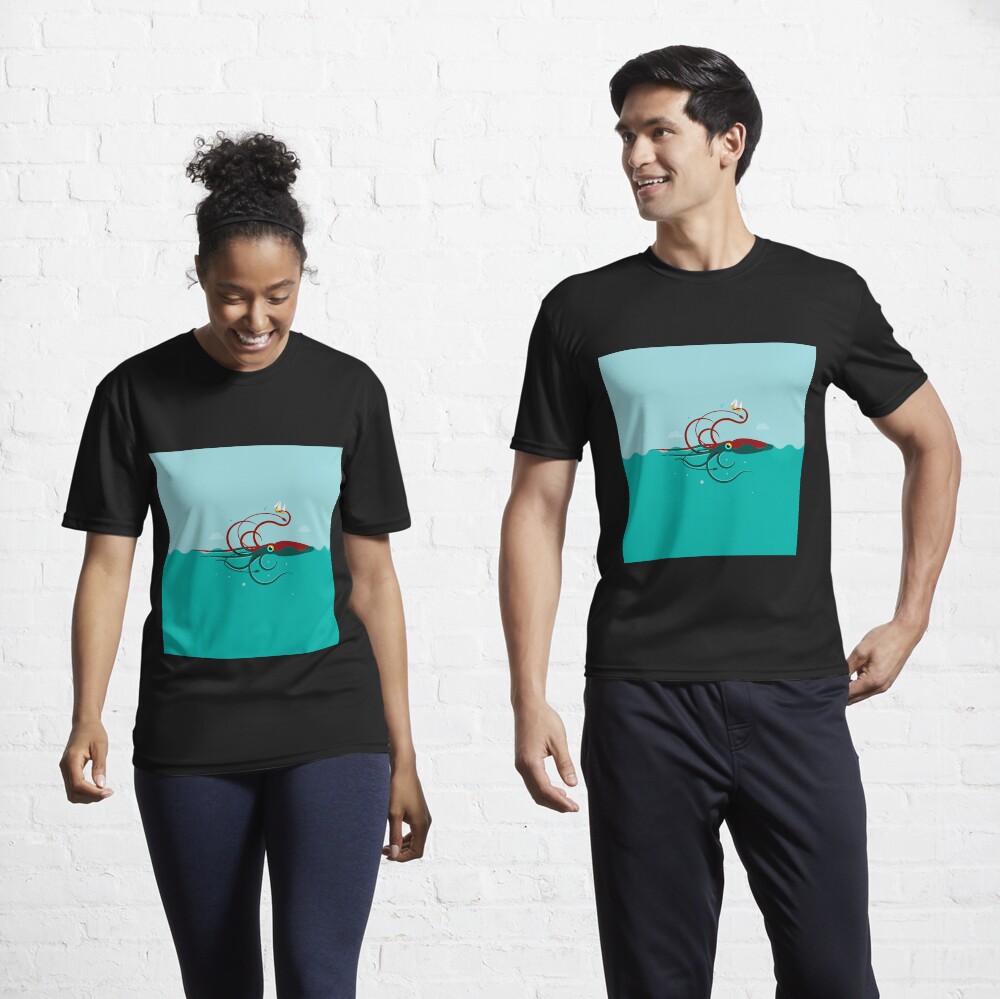 Vista previa del artículo con la obra «Camiseta deportiva», diseñado y vendido por vectorscribbles.