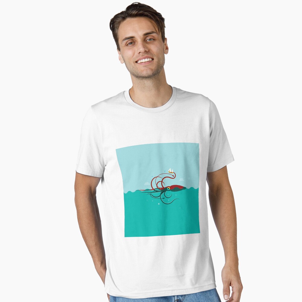 Vista previa del artículo con la obra «Camiseta esencial», diseñado y vendido por vectorscribbles.