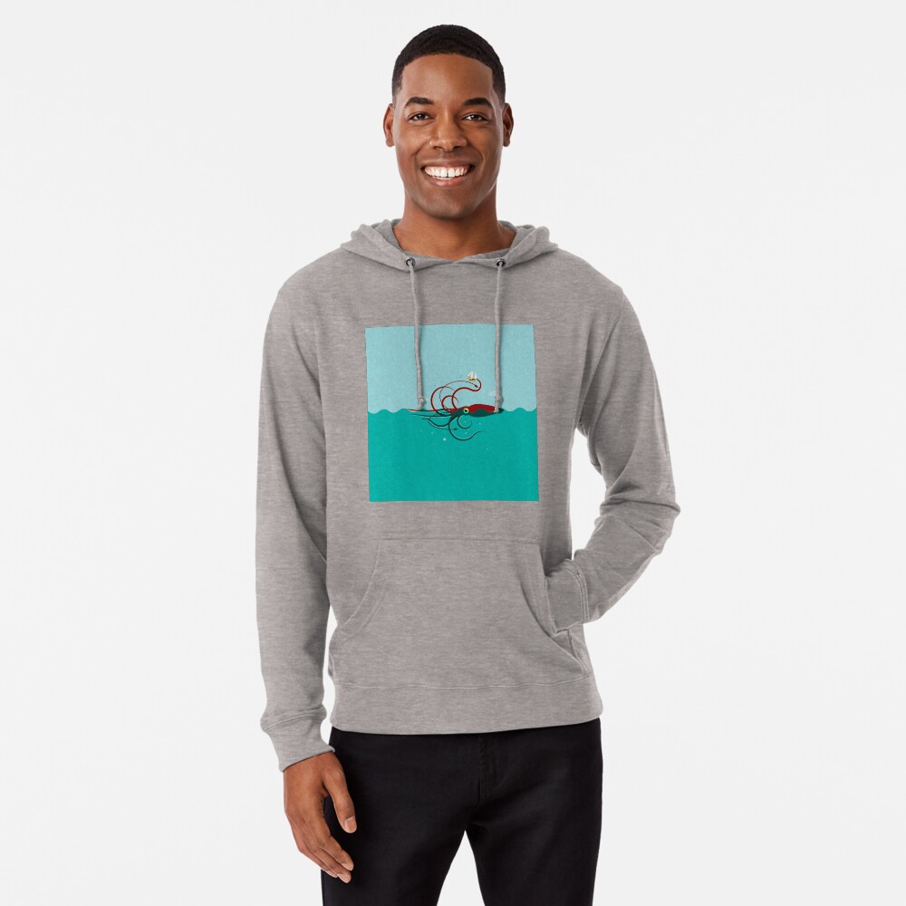 Vista previa del artículo con la obra «Sudadera ligera con capucha», diseñado y vendido por vectorscribbles.