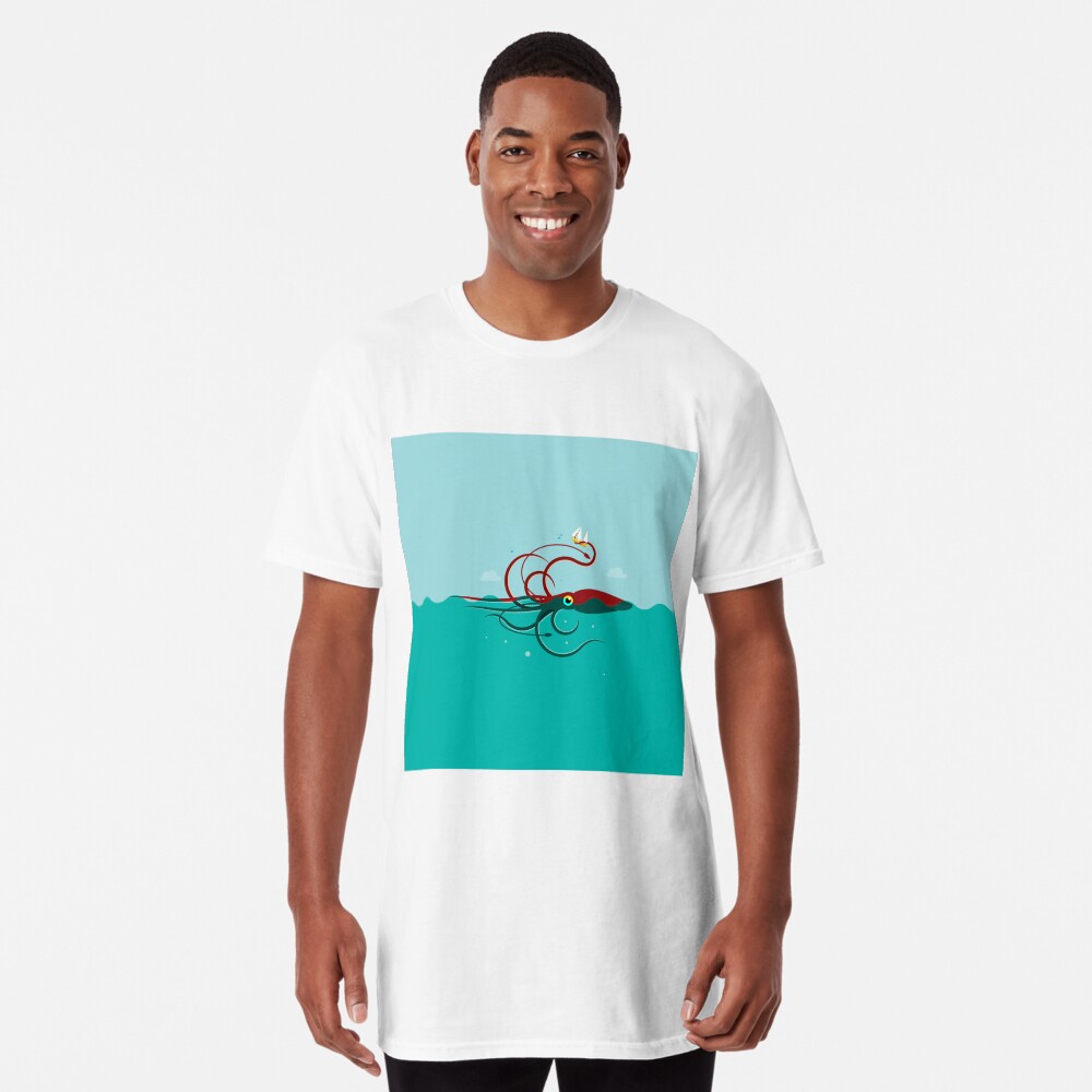 Vista previa del artículo con la obra «Camiseta larga», diseñado y vendido por vectorscribbles.