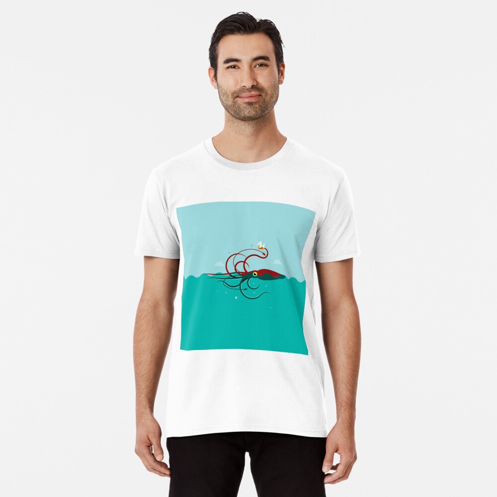 Vista previa del artículo con la obra «Camiseta premium», diseñado y vendido por vectorscribbles.