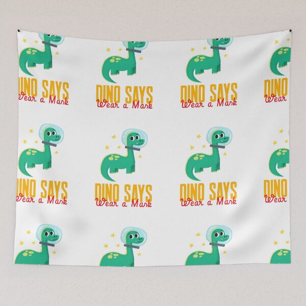 Item preview, Dino Says “Dino Says, wear a mask” designed and sold by Got-Ya-Bak.