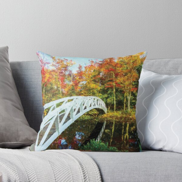Item preview, Autumn Bridge in Acadia Painting designed and sold by JasperBenoit.