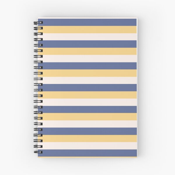 Item preview, blue yellow stripes - striped designed and sold by ZiphGames.