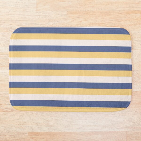 Item preview, blue yellow stripes - striped designed and sold by ZiphGames.