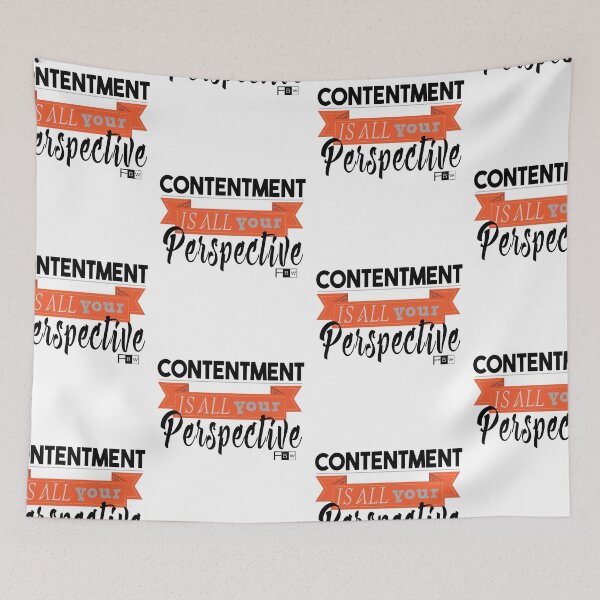 Item preview, Contentment is all Perspective designed and sold by Andrea Greer.