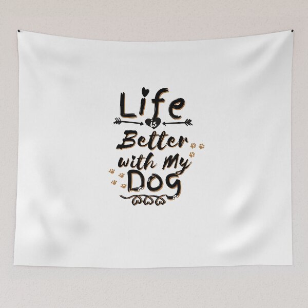 Item preview, Life is better with my dog Classic T-Shirt designed and sold by designedguide.