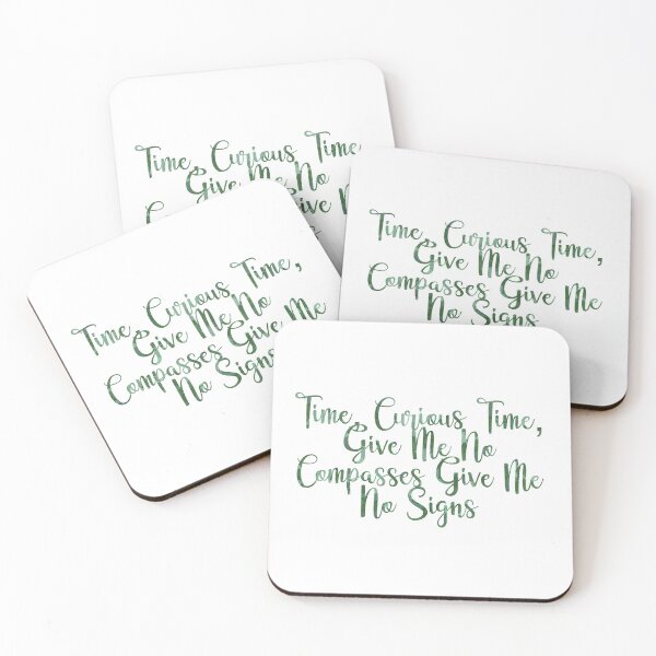 Item preview, Time, curious time quote designed and sold by ashleysgrotto.