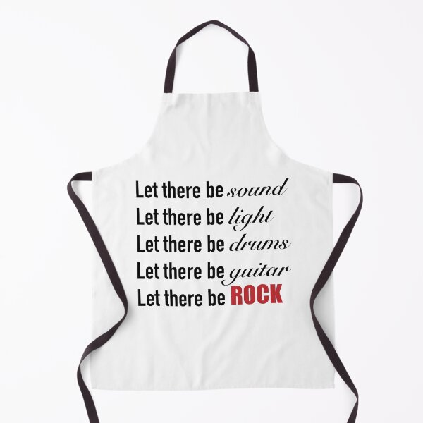 Item preview, "Let there be rock" lyrics designed and sold by Feel-GoodPrints.