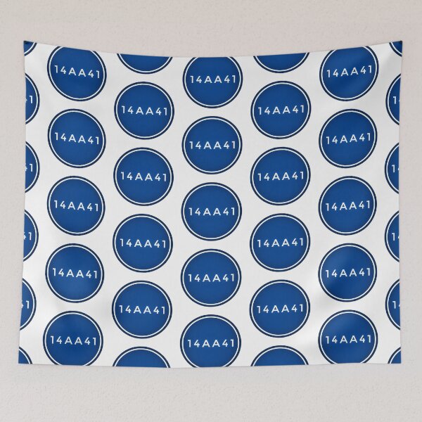 Item preview, Bright Blue 14AA41 Text Speak One for All and All for One Motto Reusable Designer Face Mask to Buy by Jenny Meehan designed and sold by Jenny Meehan Art Prints and Patterns  .