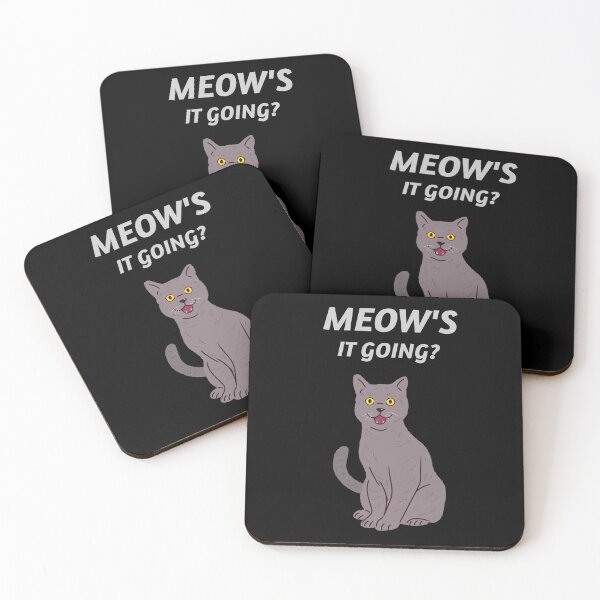 Item preview, meow's it going? designed and sold by nerobi.
