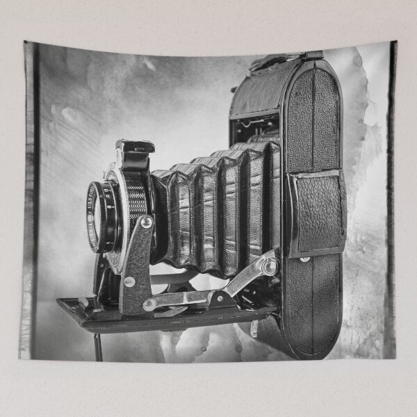 Item preview, Old German Folding Bellows Camera Artwork designed and sold by Christopher Ball.