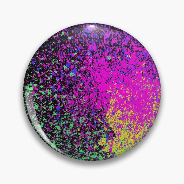 Item preview, Colorful acrylic paint splatter blob on black designed and sold by Smith60Designs.