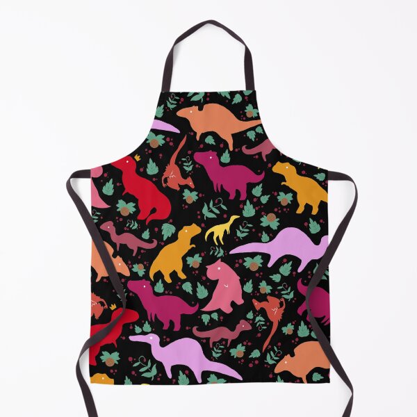 Item preview, Dinosaur Pattern - Little Carnivores (Black) designed and sold by KBMasquerade.