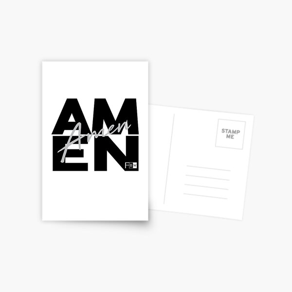 AMEN Postcard
