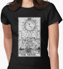 Die Mond Tarot Card - Major Arcana - Wahrsagerei - okkult Tailliertes T-Shirt