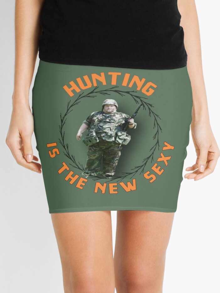 Hunting is the New Sexy Fat man in Camo big gun/