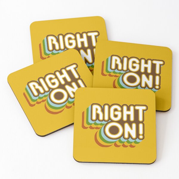 Item preview, '70s Style 'Right On!' designed and sold by GloopTrekker.