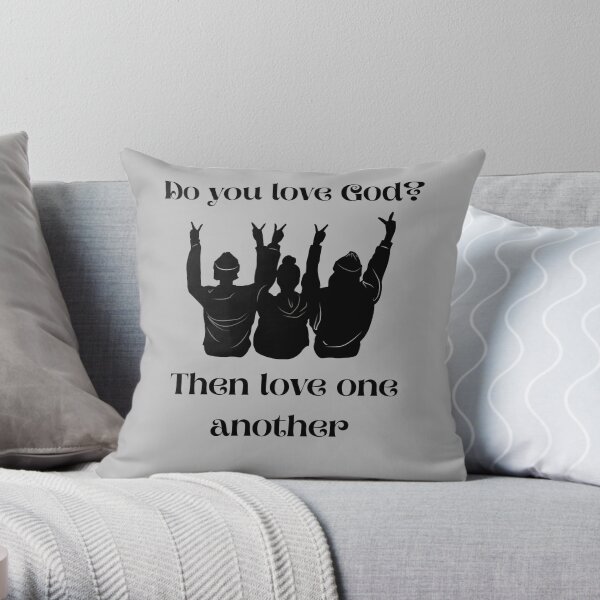 Love One Another Throw Pillow