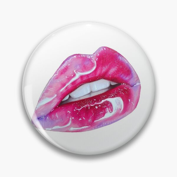 Item preview, Shiny Pink Lips designed and sold by ArtByCece-.