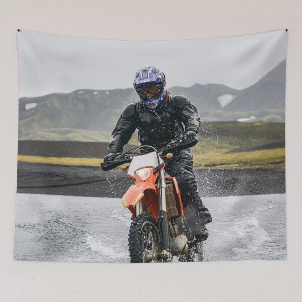 Item preview, Enduro  Dirt Bike Crossing a Stream designed and sold by Tim Thompson.