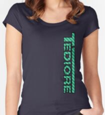 Tediore Carbon Logo Women's Fitted Scoop T-Shirt