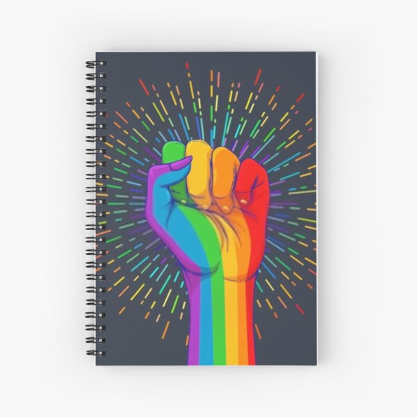 LGBT LIVES MATTER Spiral Notebook