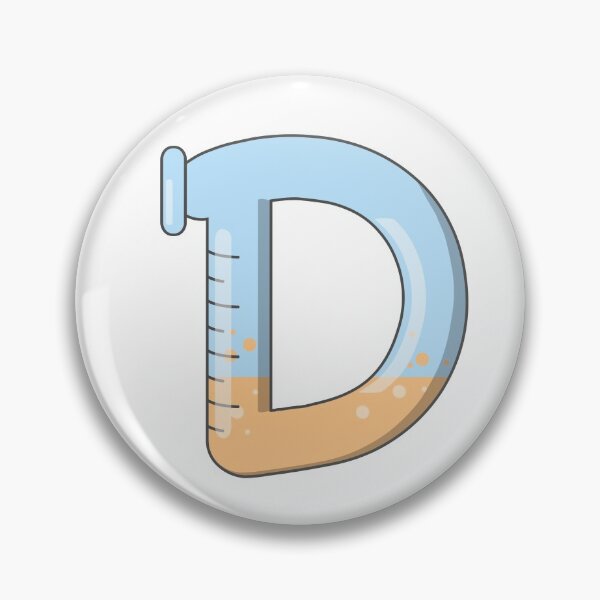 Item preview, Test Tube Letter D designed and sold by GeorgeLemon.