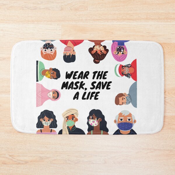 Item preview, Wear the Mask, Save a Life designed and sold by PeacePlanet.