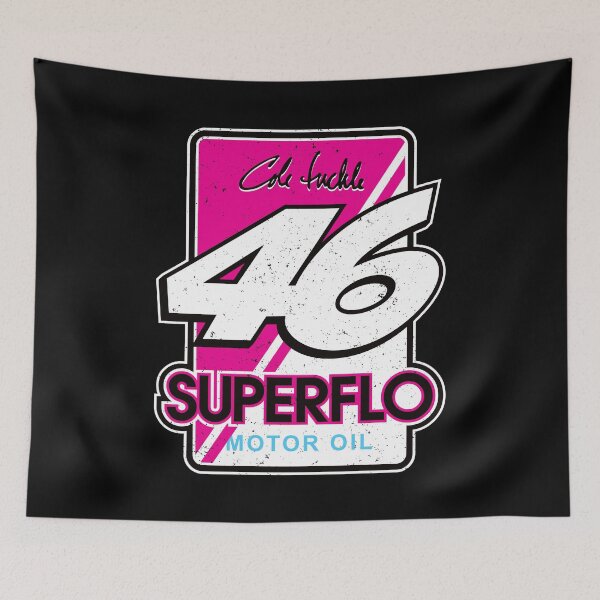 Item preview, #46 Superflo Team shirt distressed Cole Trickle Days of Thunder Illustration designed and sold by BFXIII.