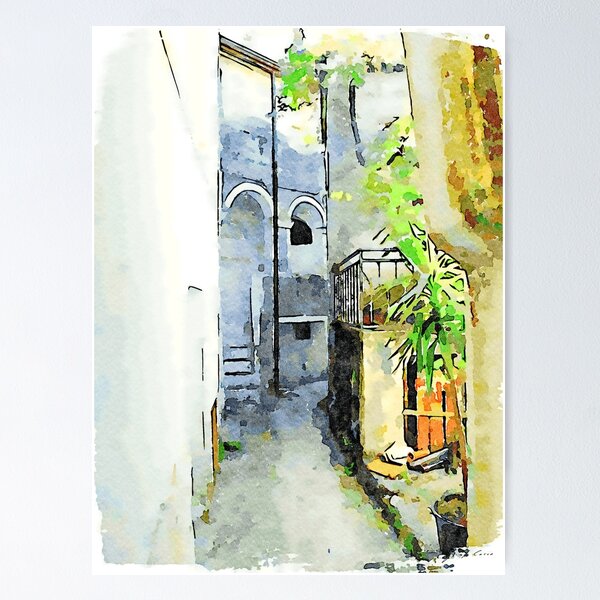 Item preview, Glimpse of the alley designed and sold by Giuseppe Cocco.