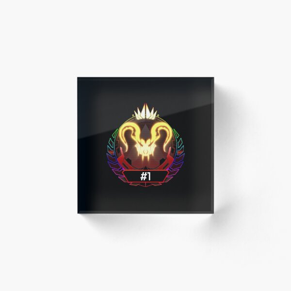 Apex Legends Predator Badge Acrylic Block