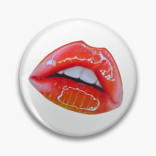 Item preview, Shiny Orange Lips designed and sold by ArtByCece-.