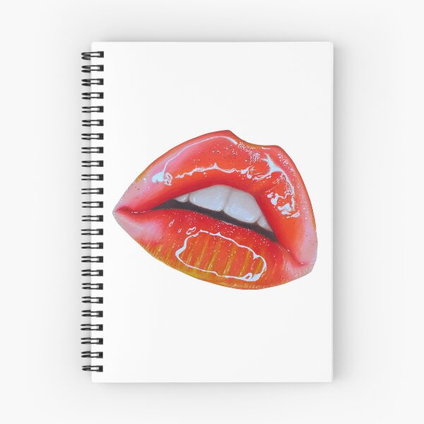 Item preview, Shiny Orange Lips designed and sold by ArtByCece-.